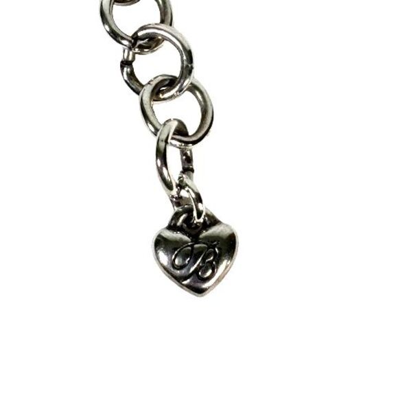 BRIGHTON Deco Lace Bracelet Silver Plated w/Cubic Zirconia Stones/ Rhinestones - Picture 8 of 16